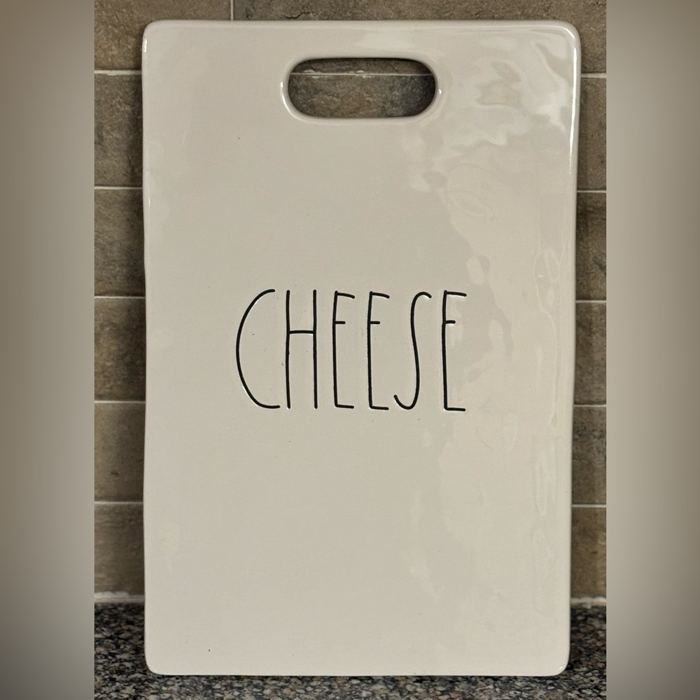 Rae Dunn CHEESE Ceramic Cutting Board